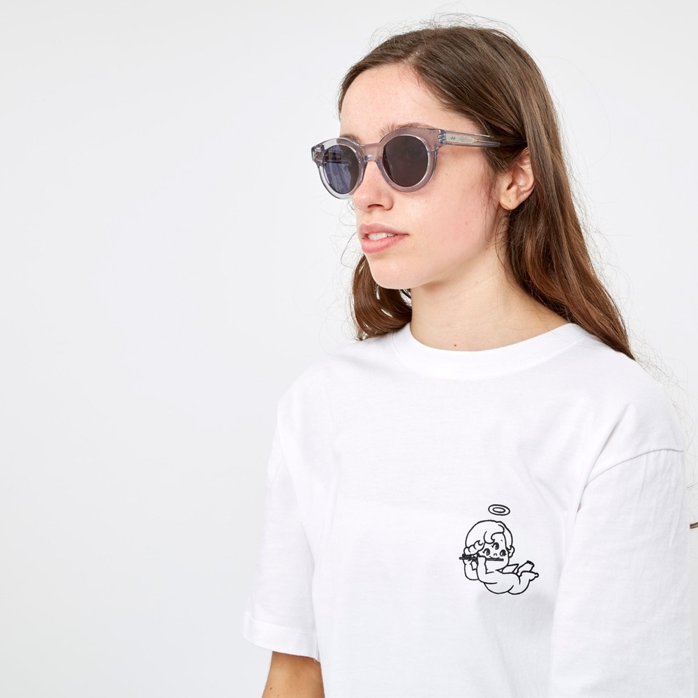 Sun Buddies Edie Sunglasses in Clear Water